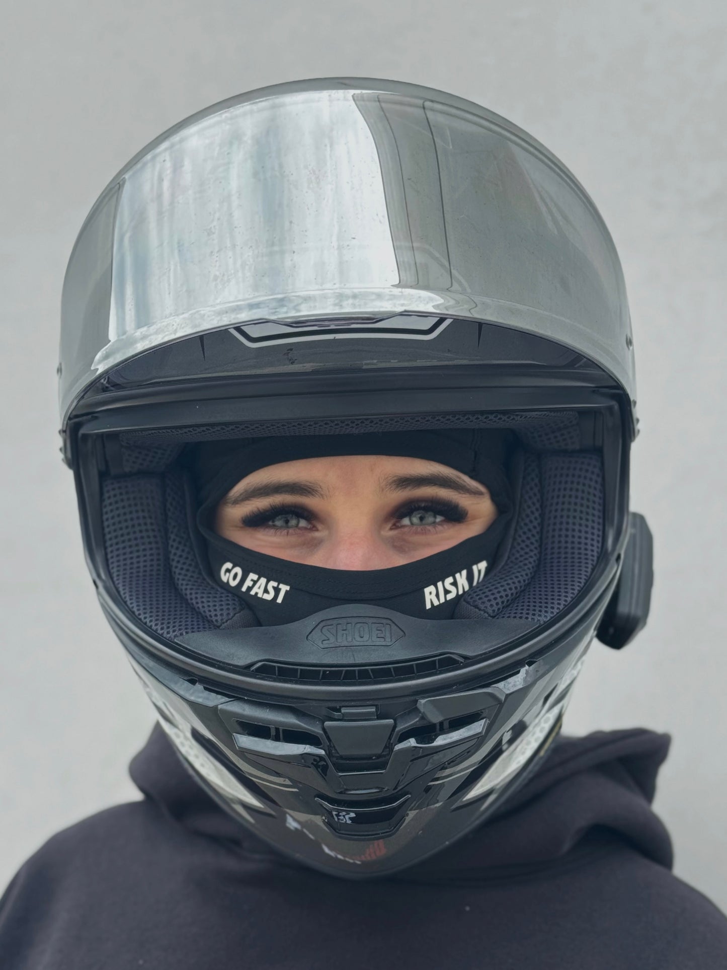 "GO FAST, RISK IT" BALACLAVA