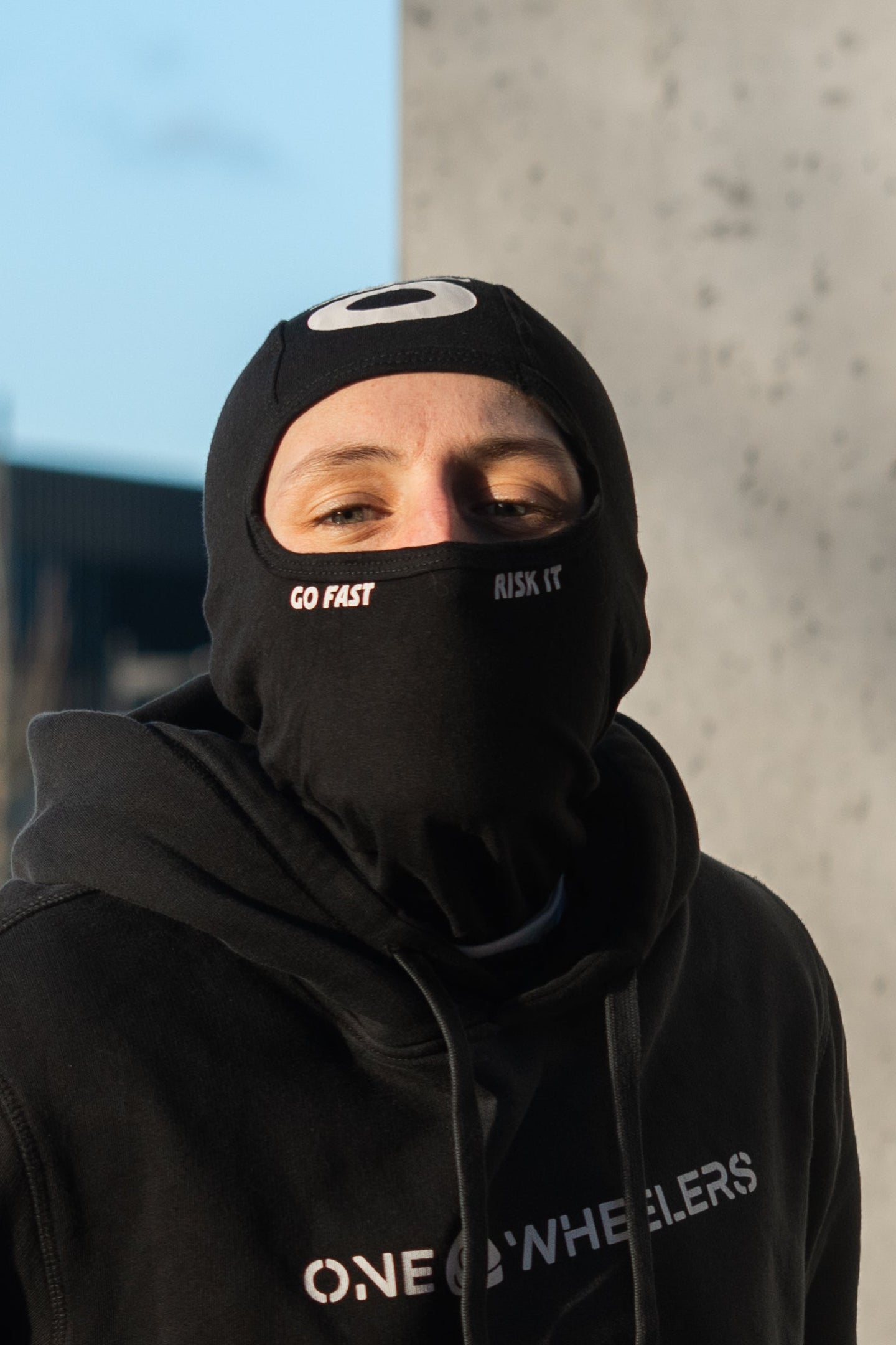 "GO FAST, RISK IT" BALACLAVA