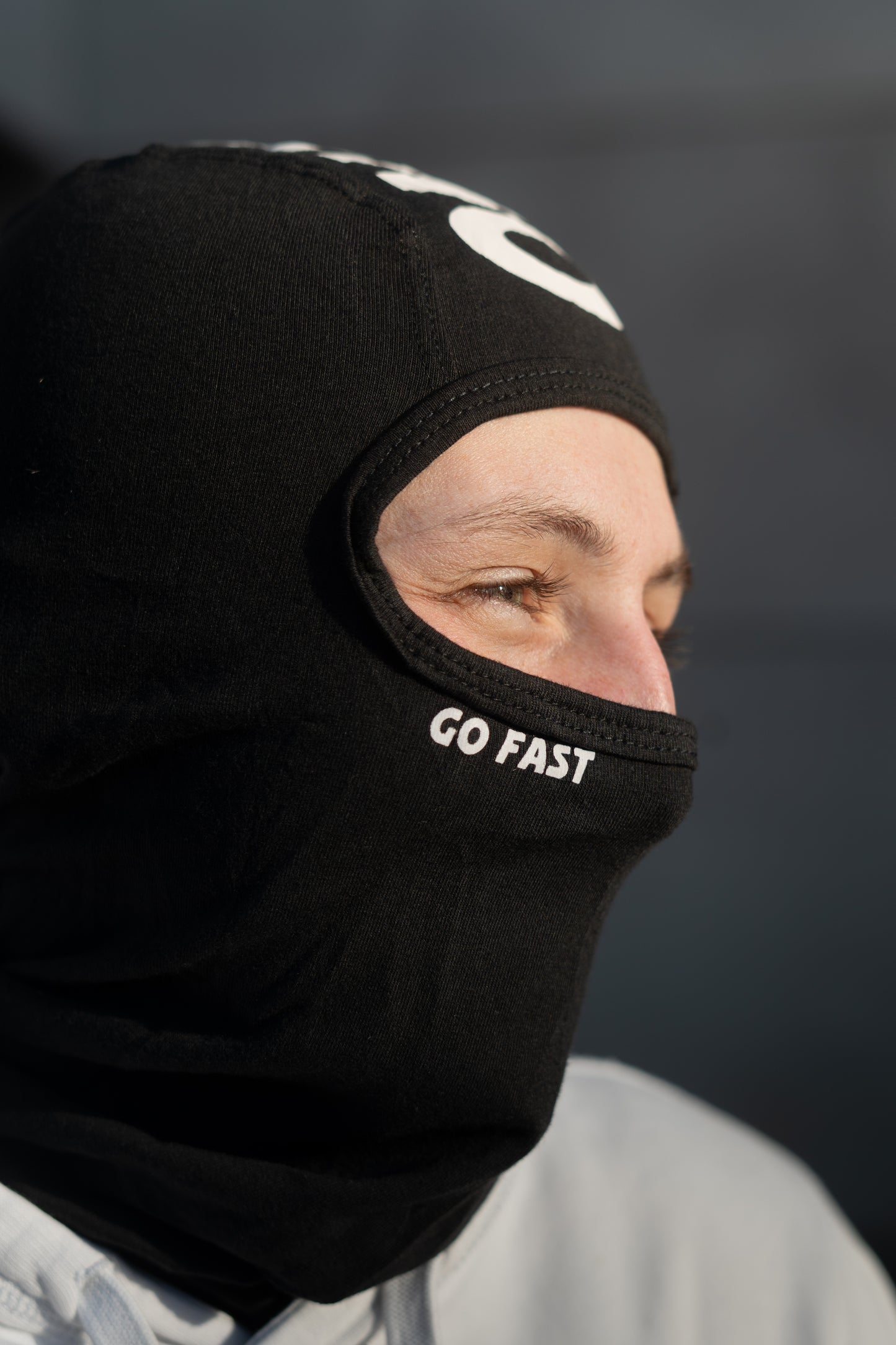 "GO FAST, RISK IT" BALACLAVA